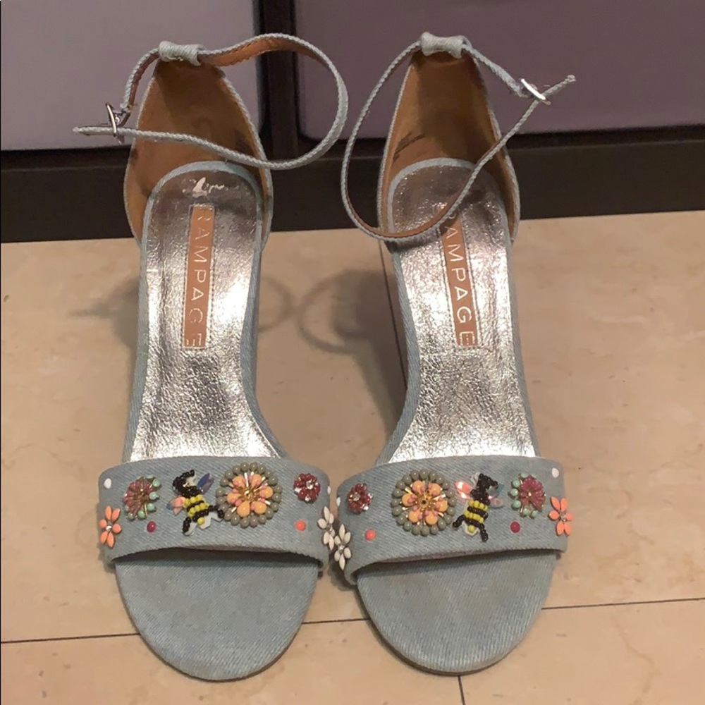 Rampage denim heels